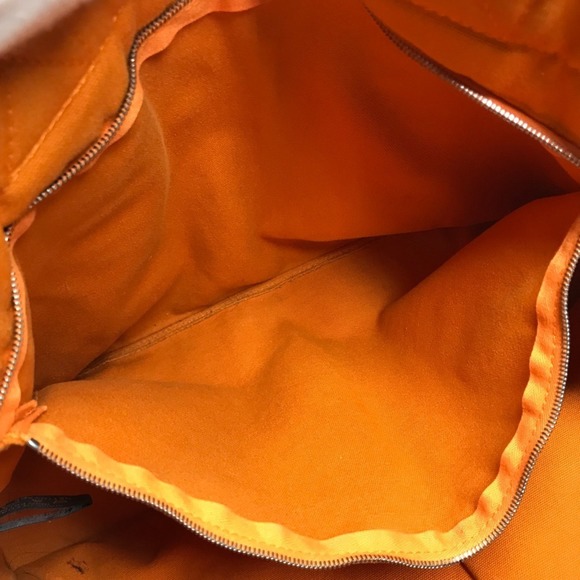 HERMES French Festival Hawaii 2002 Two-tone Foul Tou MM Tote Bag, Cotton, Ora... - Picture 15 of 16